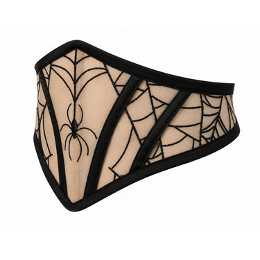 ARACHNID MESH CORSET BELT (NUDE)