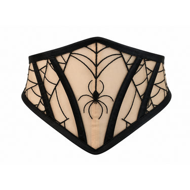 ARACHNID MESH CORSET BELT (NUDE)