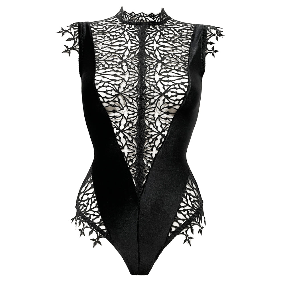 CATHEDRAL LACE BODYSUIT