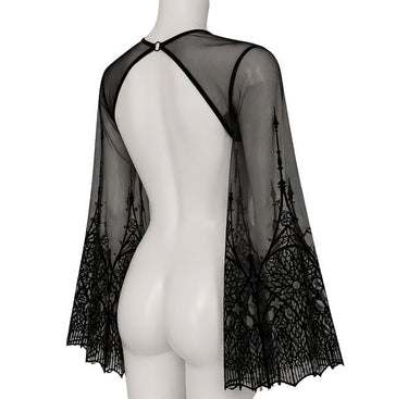 RTO - CATHEDRAL WIDE SLEEVE BOLERO (BLACK)