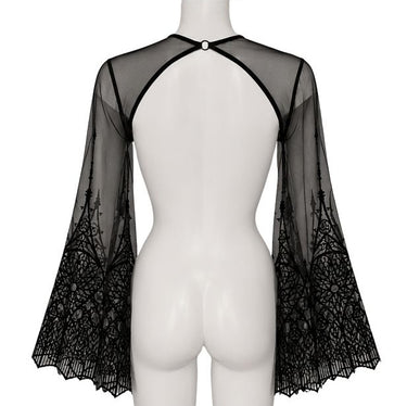 RTO - CATHEDRAL WIDE SLEEVE BOLERO (BLACK)