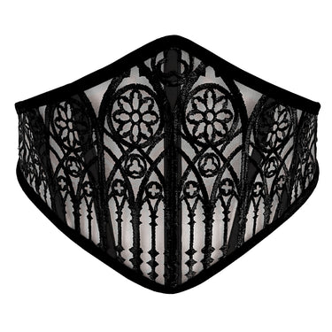 RTO - CATHEDRAL MESH CORSET BELT (BLACK)