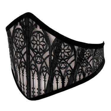 RTO - CATHEDRAL MESH CORSET BELT (BLACK)