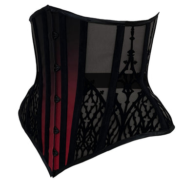 RTO - VAMPIRIC DECORATIVE UNDERBUST - (BLACK)