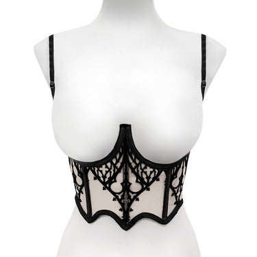 CATHEDRAL CUPLESS BUSTIER