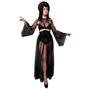 RTO - CATHEDRAL WIDE SLEEVE BOLERO (BLACK)