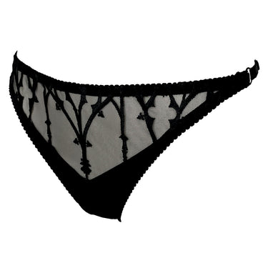 RTO - SANCTUARY EMBROIDERY THONG (BLACK)