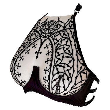RTO - UNHOLY EMBROIDERY HALTER BRA