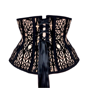 RTO - CATHEDRAL DECORATIVE UNDERBUST - NUDE MESH
