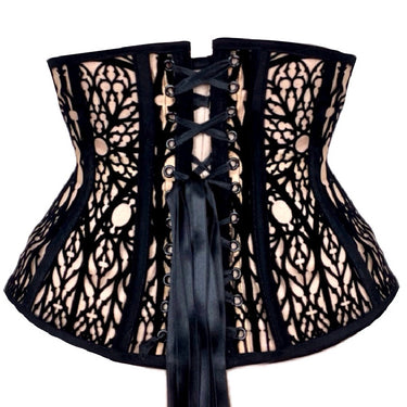 RTO - CATHEDRAL DECORATIVE UNDERBUST - NUDE MESH