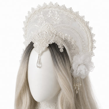 RTO - OHMYGOTH HALO HEADDRESS (WHITE)