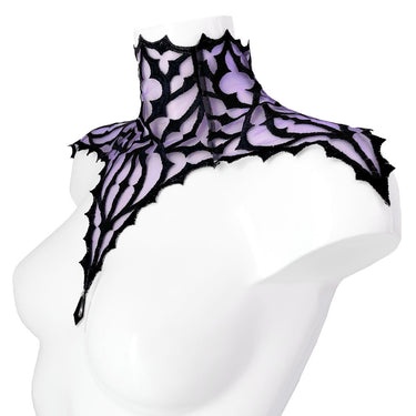 RTO - *SPECIAL EDITION * DOGMA EMBROIDERY TULLE NECKPIECE (PURPLE)