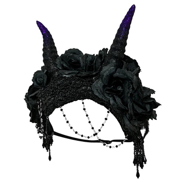 HORNS'N'ROSES HEADPIECE