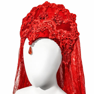 BLACK WIDOW HEADPIECE