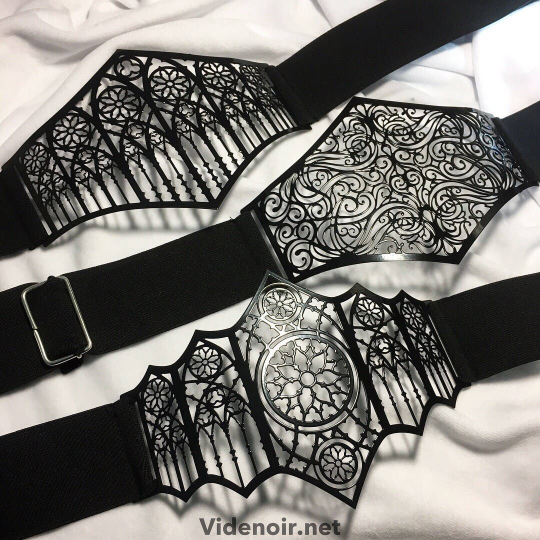 RTO -  POINTED CATHEDRAL FILIGREE CORSET BELT