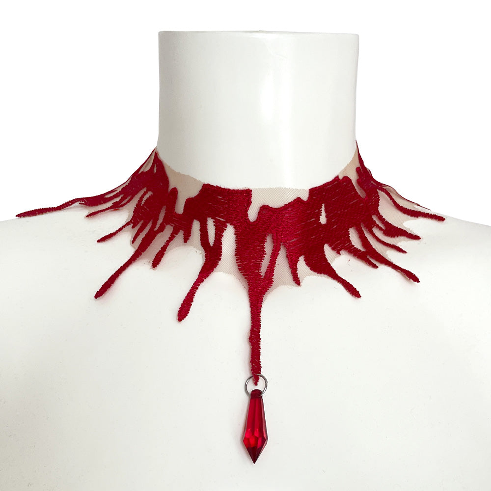 RTO - BLOOD LACE CHOKER