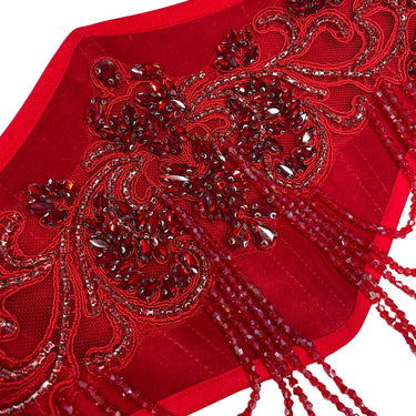 RTO - BLOODLUST BEADED VELVET WAIST BELT