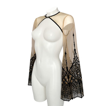 RTO - CATHEDRAL WIDE SLEEVE BOLERO (NUDE)