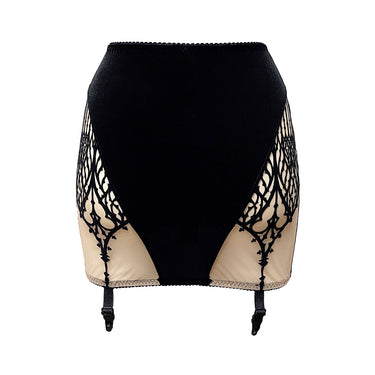 RTO- CATHEDRAL GARTER SKIRT - NUDE