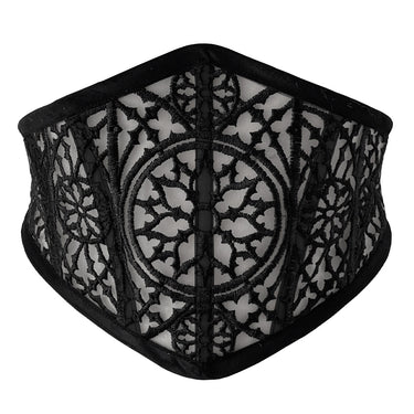 RTO - MIDNIGHT MESH CORSET BELT (BLACK)