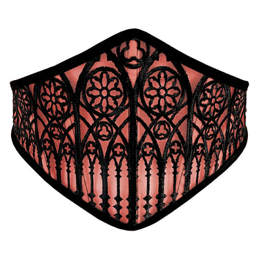 RTO - CATHEDRAL MESH CORSET BELT (RED)