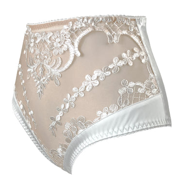 RTO - OHMYGOTH HIGH WAIST BRIEF - IVORY