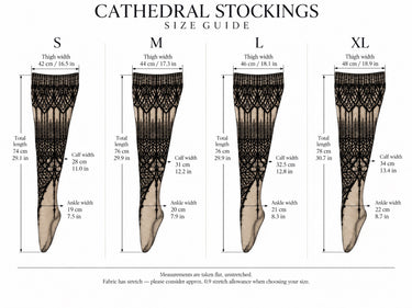 RTO - CATHEDRAL STOCKINGS - NUDE