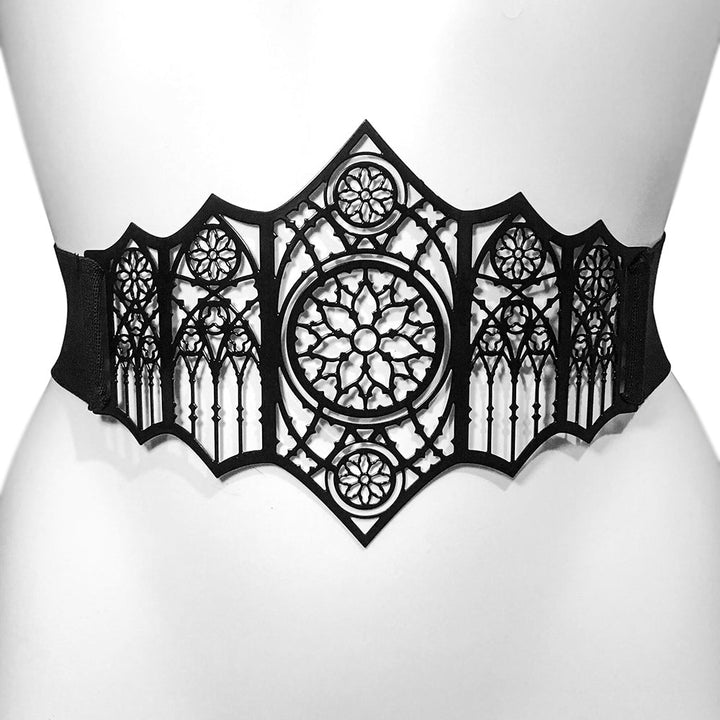 RTO -  POINTED CATHEDRAL FILIGREE CORSET BELT