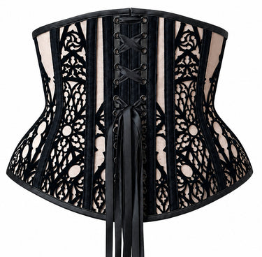 RTO - CATHEDRAL DECORATIVE UNDERBUST - NUDE MESH