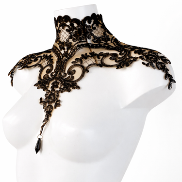 RTO - OHMYGOTH TULLE NECKPIECE (NUDE)