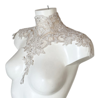 RTO - OHMYGOTH TULLE NECKPIECE (WHITE)