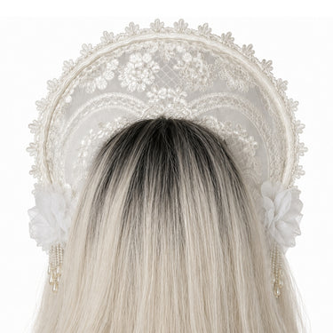 RTO - OHMYGOTH HALO HEADDRESS (WHITE)