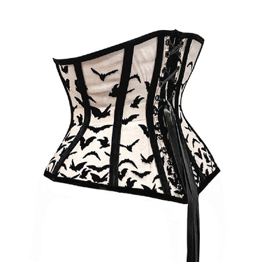 RTO - BATS CLOUD DECORATIVE UNDERBUST - NUDE MESH