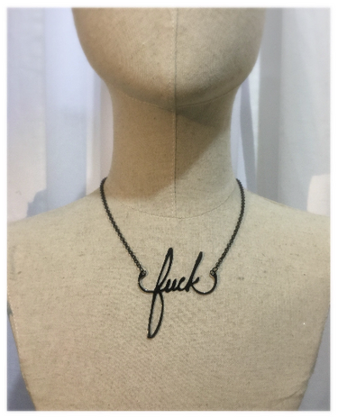 FUC* FILIGREE NECKLACE