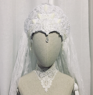 BLACK WIDOW HEADPIECE