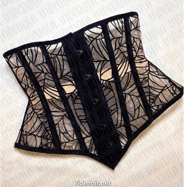 RTO - SPIDERWEB DECORATIVE UNDERBUST - (NUDE)