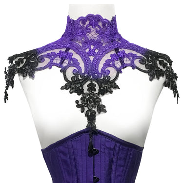 ELEGANT REBRODE LACE NECKPIECE