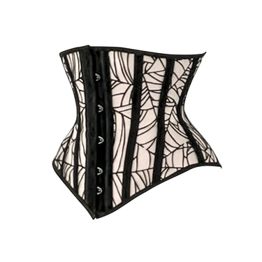 RTO - SPIDERWEB DECORATIVE UNDERBUST - (NUDE)